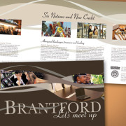 Brochure and graphic design by Mindspin Studio for City of Brantford, Hamilton, Ontario