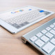 Content marketing on tablet