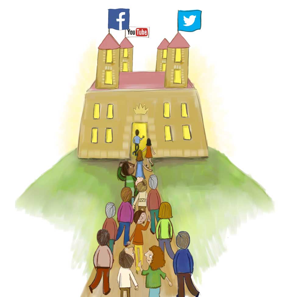 Effective social media marketing can turn your brand's humble abode into a brilliant castle.