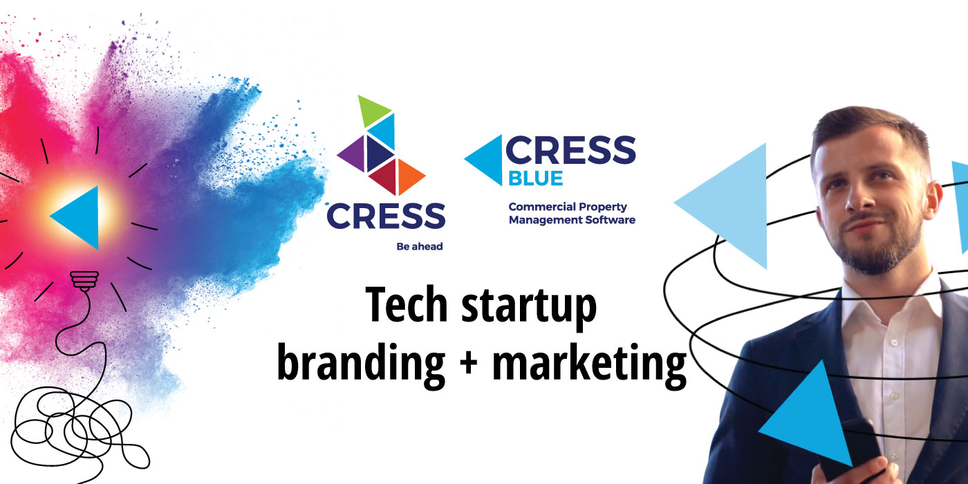 CRESSblue tech startup branding and marketing case study.