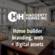 Custom home builder branding + web