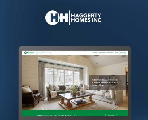 Custom home builder branding + web